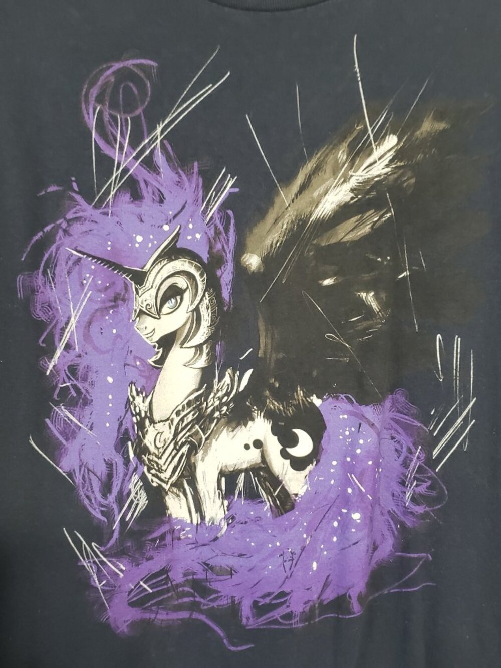 Nightmare Moon Tee We Love Fine x My Little Pony Unisex XL Shirt Graphic MLP